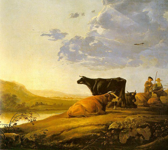 Young Herdsman with Cows fdg, CUYP, Aelbert